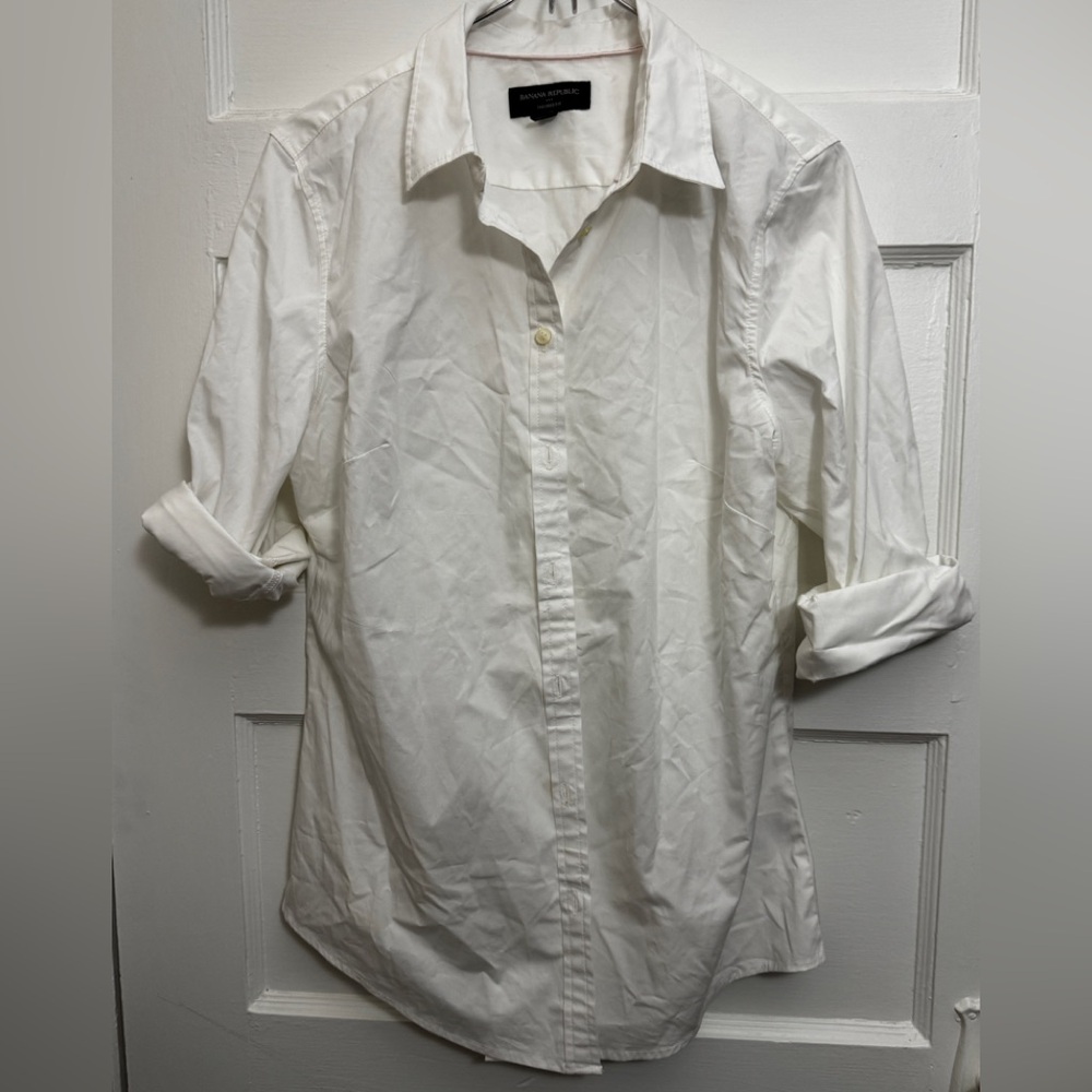 Banana Republic Crisp White Dress Shirt